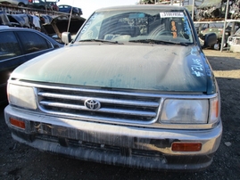 1997 TOYOTA T100 GREEN XTRA CAB 3.4L AT 2WD Z16498